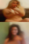 Horny girls rutting pillows